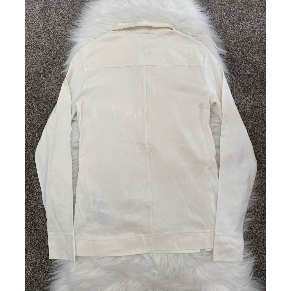 Reiss 100% Cotton Zipper Pullover Top - Picture 8 of 9